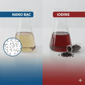 so sánh nano bạc và iodine