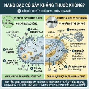 nano bạc có gây kháng thuốc không