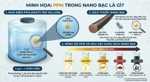 ppm trong nano bạc là gì