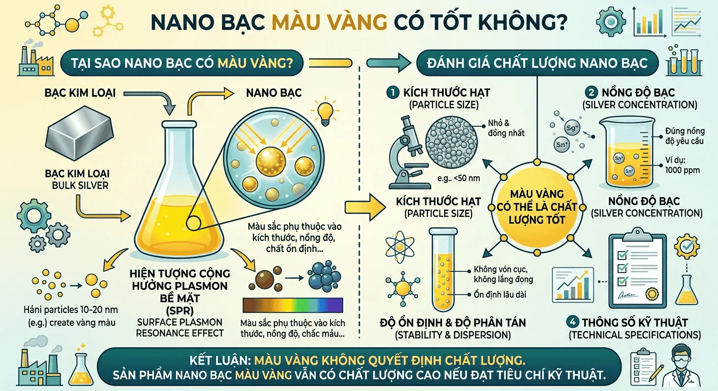 nano bạc màu vàng có tốt không
