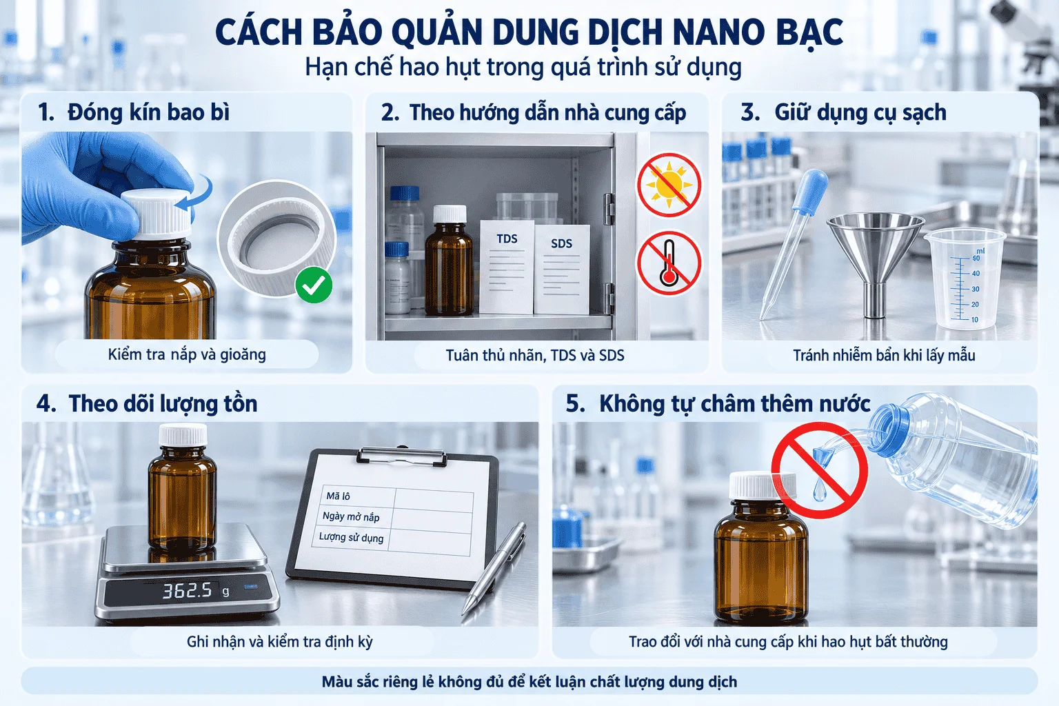 nano bạc có bị bay hơi không