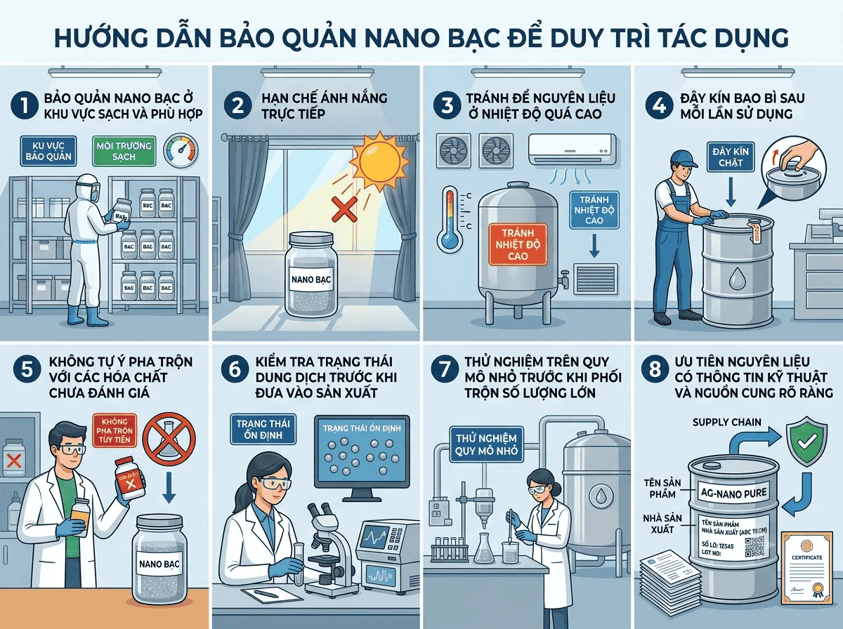 vì sao nano bạc mất tác dụng